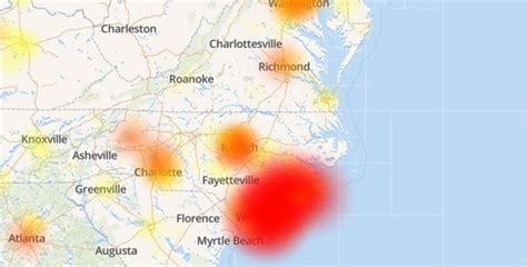 Spectrum wilmington nc outage - 800-548-4869. Union Power. 800-794-4423. Wake EMC. 800-743-3155. Wilson Energy. 252-399-2424. Power outage data is reported automatically from these utilities approximately every 30 minutes. Source: Duke Energy.